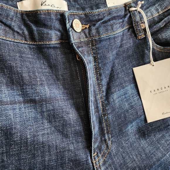 Kancan alyssa high rise raw hem skinny ankle jeans size 3XL - Picture 4 of 8